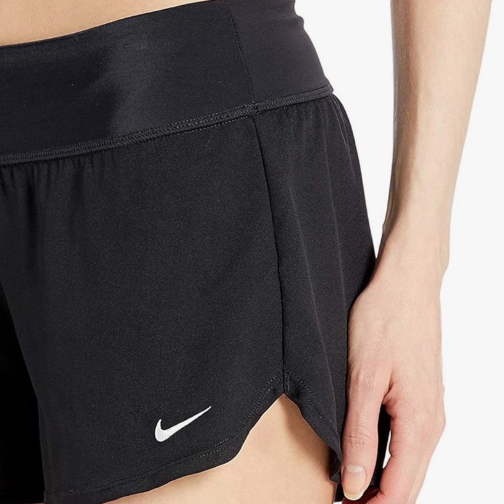 Nike Black Solid Element Women's Board Shorts - Picture 3 of 10